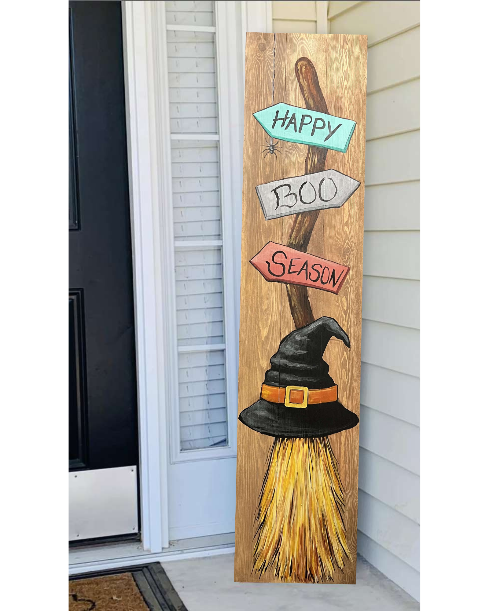 Happy Boo Season Porch Leaner